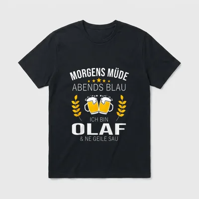 Olaf Vorname Geschenk-Idee Geburtstag T-Shirt – Klassisches T-Shirt in Schwarz