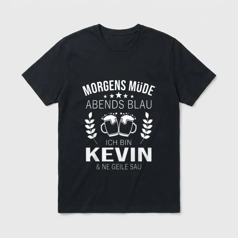 Kevin Vorname Geburtstag Lustiges T-Shirt – Klassisches T-Shirt in Schwarz
