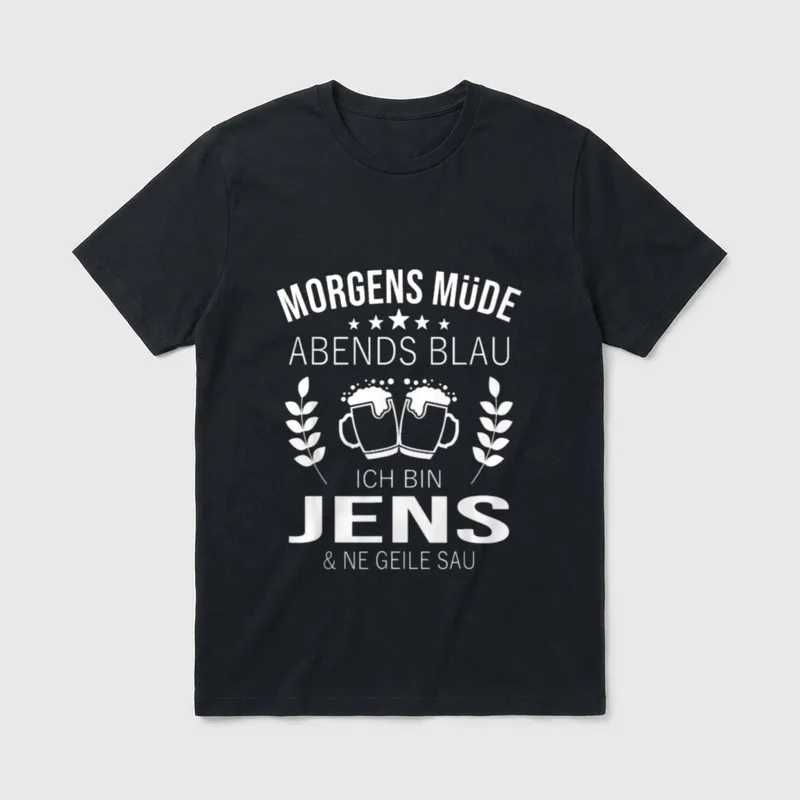 Jens Vorname Geburtstag Lustiges T-Shirt – Klassisches T-Shirt in Schwarz
