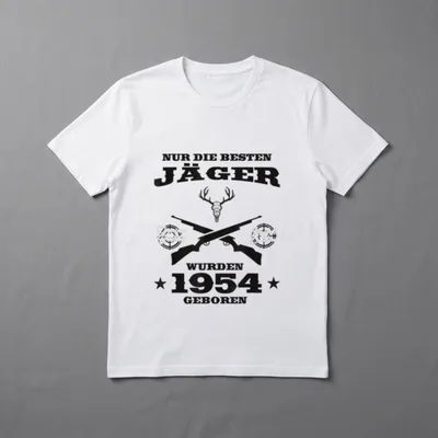 70 Geburtstag Mann Jäger T-Shirt – Klassisches T-Shirt in Schwarz