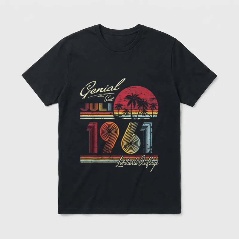 Limitierte Auflage Geburtstag T-Shirt – Klassisches T-Shirt in Schwarz