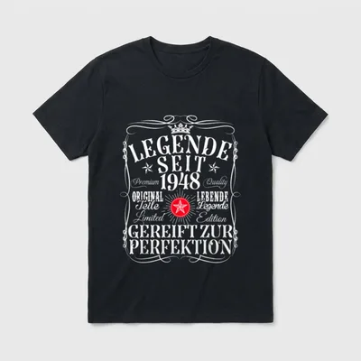 legende seit Quality Original T-Shirt – Klassisches T-Shirt in Schwarz
