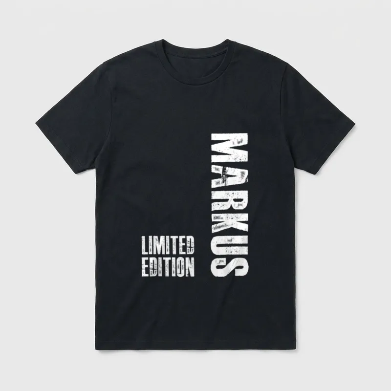 Lustiges Markus Personalisiert Geburtstag T-Shirt – Klassisches T-Shirt in Schwarz