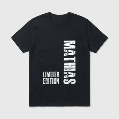 Lustiges Mathias Personalisiert Geburtstag T-Shirt – Klassisches T-Shirt in Schwarz