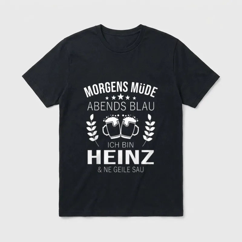 Heinz Vorname Geburtstag Lustiges T-Shirt – Klassisches T-Shirt in Schwarz