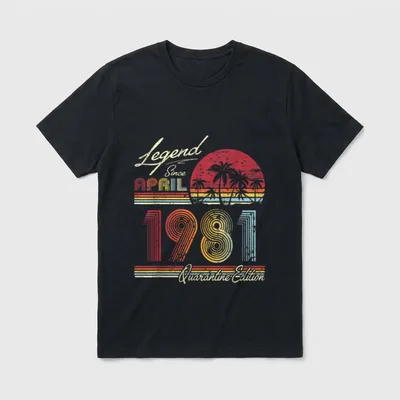 40th. Geburtstag Legende seit T-Shirt – Klassisches T-Shirt in Schwarz