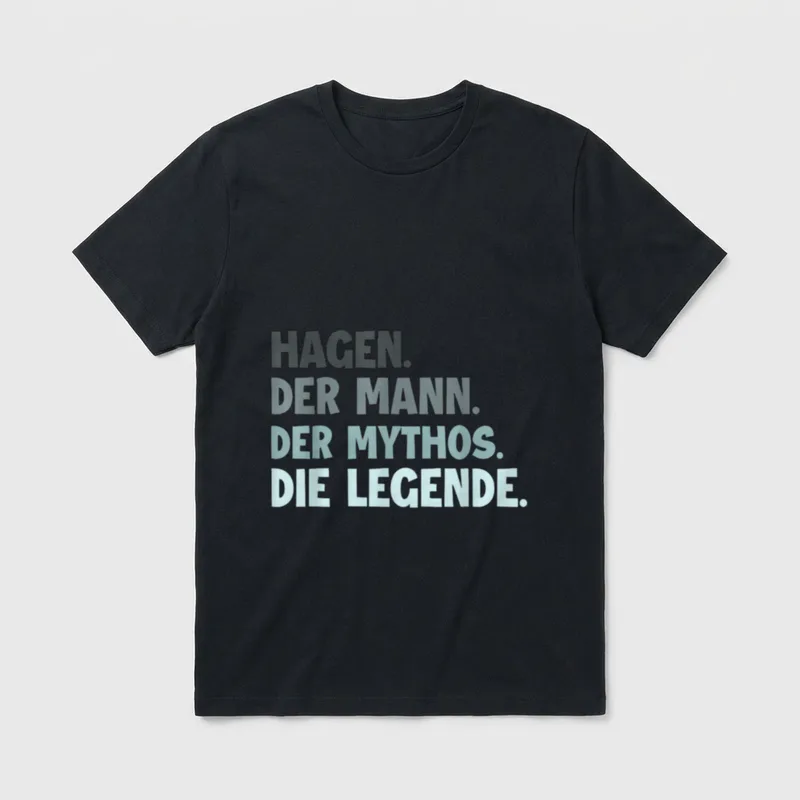 Geburtstag Mann Lustig Spruch T-Shirt – Klassisches T-Shirt in Schwarz