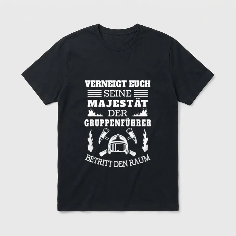 Gruppenführer Geburtstag T-Shirt – Klassisches T-Shirt in Schwarz