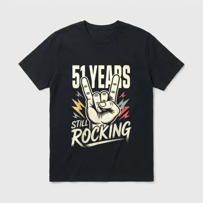 51. Geburtstag 51 Jahre T-Shirt – Klassisches T-Shirt in Schwarz