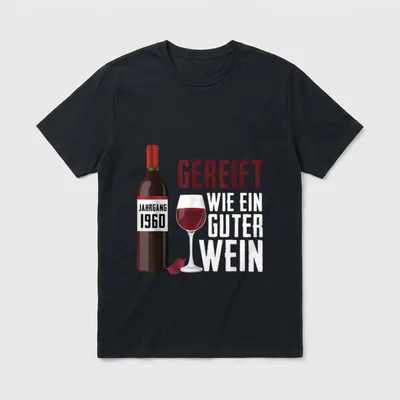 61. Geburtstag Jahrgang 1960 T-Shirt – Klassisches T-Shirt in Schwarz
