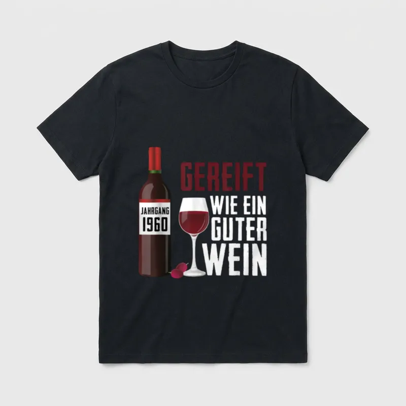 61. Geburtstag Jahrgang 1960 T-Shirt – Klassisches T-Shirt in Schwarz