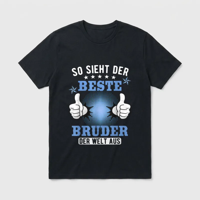 Lustiger Spruch für den besten T-Shirt – Klassisches T-Shirt in Schwarz