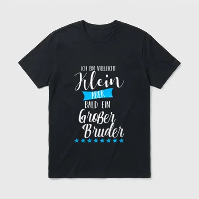 Großer Bruder Idee Spruch T-Shirt – Klassisches T-Shirt in Schwarz