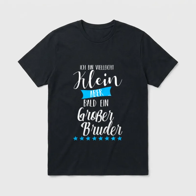 Großer Bruder Idee Spruch T-Shirt – Klassisches T-Shirt in Schwarz