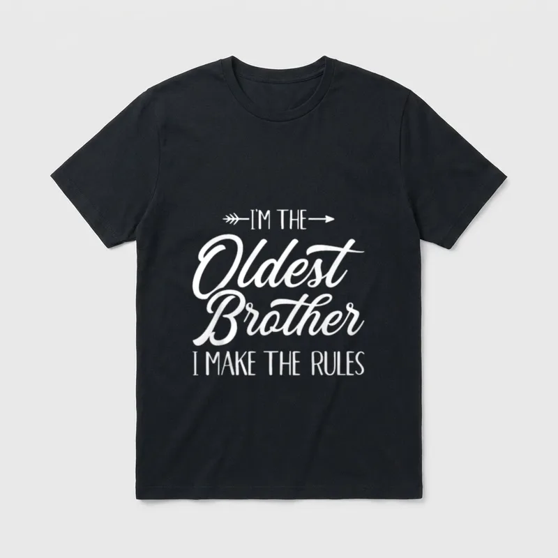 Lustiger ältester Bruder Spruch T-Shirt – Klassisches T-Shirt in Schwarz
