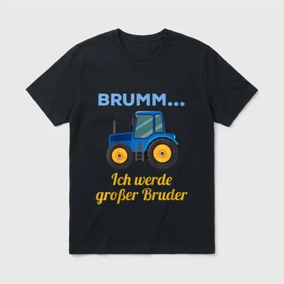 Schwangerschaft Geschwister Großer Bruder T-Shirt – Klassisches T-Shirt in Schwarz