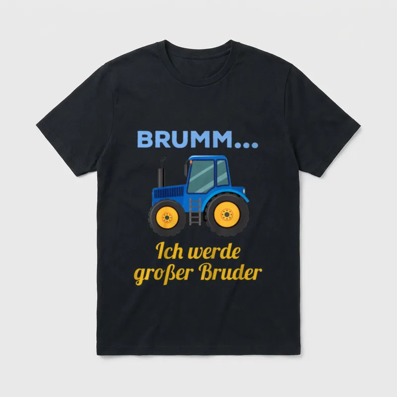 Schwangerschaft Geschwister Großer Bruder T-Shirt – Klassisches T-Shirt in Schwarz