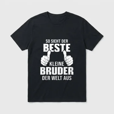 Familie Idee Geschwister Spruch T-Shirt – Klassisches T-Shirt in Schwarz
