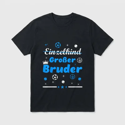 Großer Bruder Jungen Geschwister T-Shirt – Klassisches T-Shirt in Schwarz