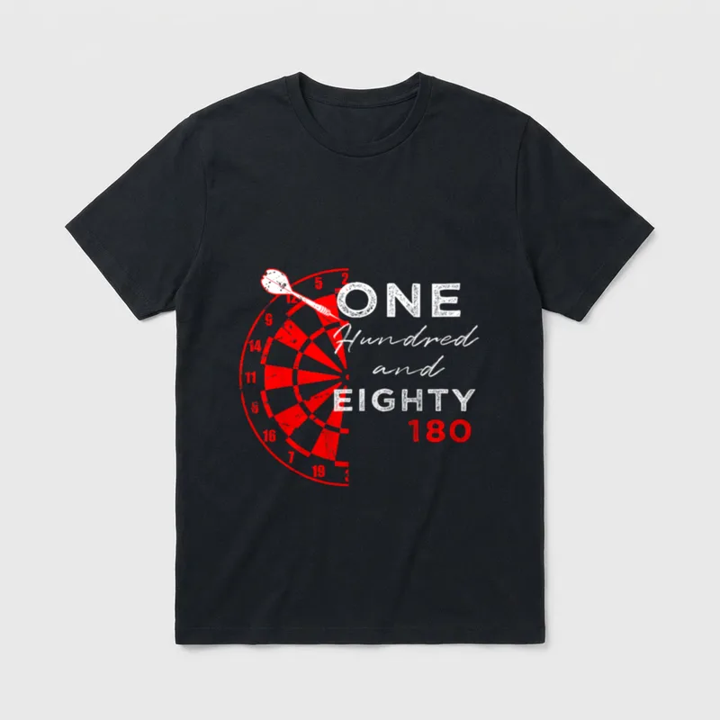 180 Dart Kostüm One T-Shirt – Klassisches T-Shirt in Schwarz