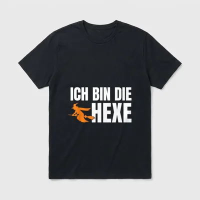 Damen T-Shirt Karneval Sprüche – Klassisches T-Shirt in Schwarz