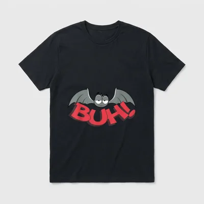 Fledermaus Vampir Kostüm Vollmond T-Shirt – Klassisches T-Shirt in Schwarz