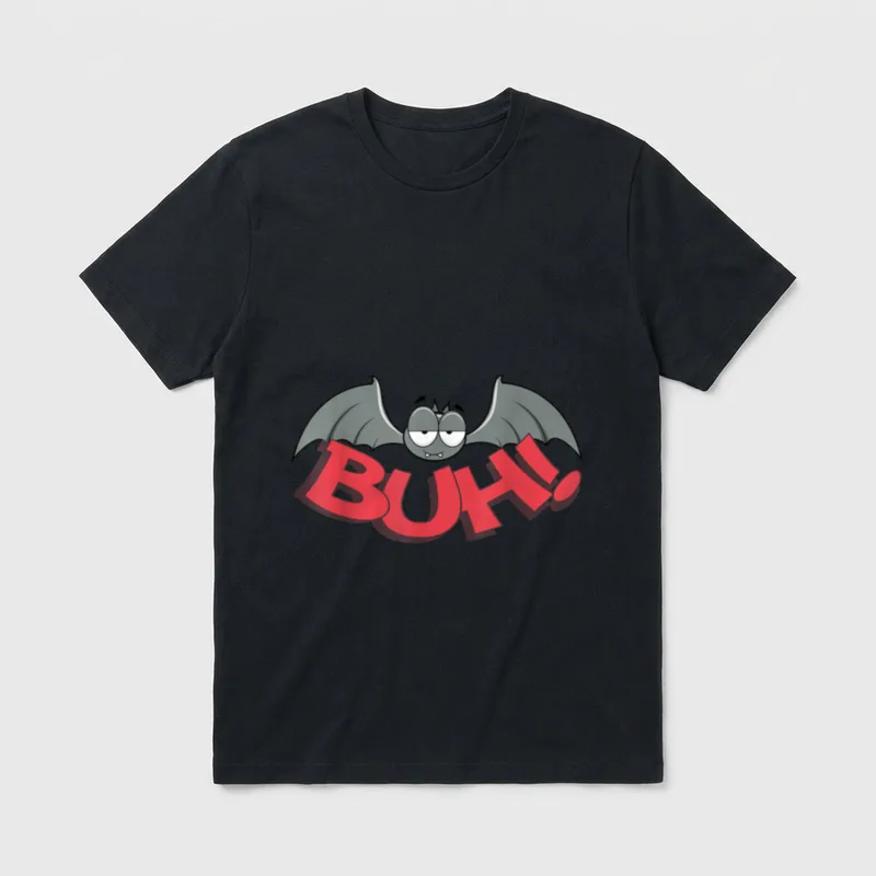 Fledermaus Vampir Kostüm Vollmond T-Shirt – Klassisches T-Shirt in Schwarz