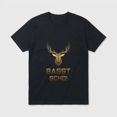 Basst Scho Bayern Kostüm T-Shirt – Klassisches T-Shirt in Schwarz
