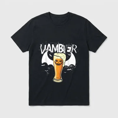 Vambier Fledermaus lustiger Spruch T-Shirt – Klassisches T-Shirt in Schwarz
