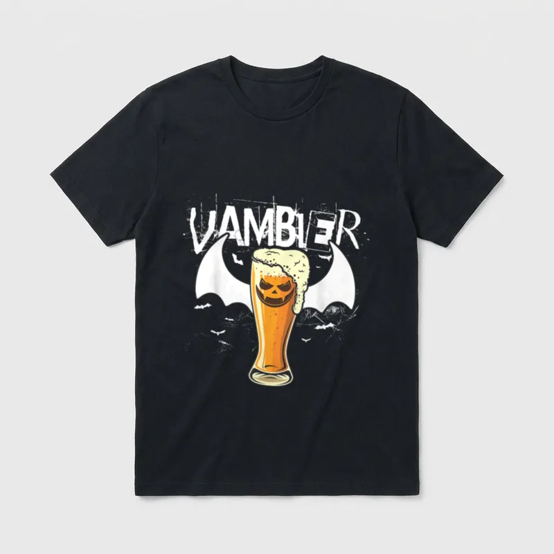 Vambier Fledermaus lustiger Spruch T-Shirt – Klassisches T-Shirt in Schwarz