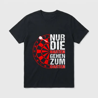Dart Spruch Dartspieler Kostüm T-Shirt – Klassisches T-Shirt in Schwarz