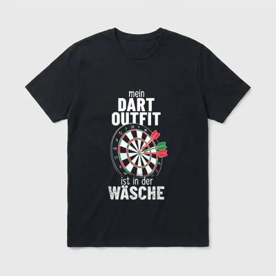 Darts Dart Kostüm T-Shirt – Klassisches T-Shirt in Schwarz