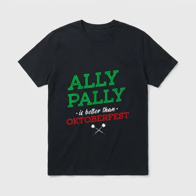 Witziges Ally Pally ist T-Shirt – Klassisches T-Shirt in Schwarz