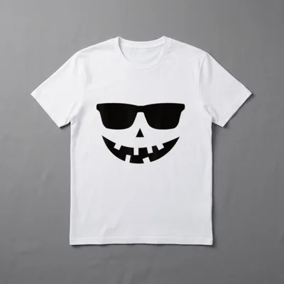 Kürbis Sonnenbrille Lustiges Halloween T-Shirt – Klassisches T-Shirt in Schwarz