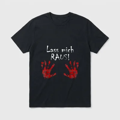 Lustiges Halloween Schwangere Frau T-Shirt – Klassisches T-Shirt in Schwarz