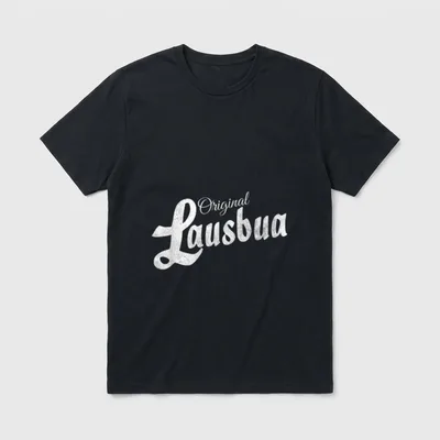 Lustiges Lausbub Wiesn Spruch T-Shirt – Klassisches T-Shirt in Schwarz