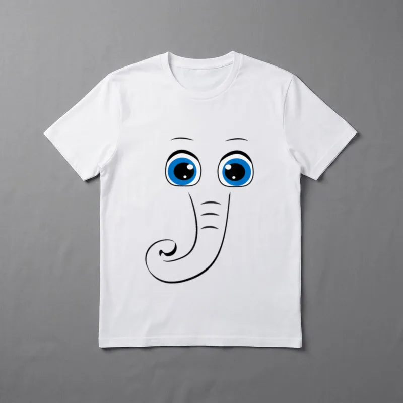 Elefant Lustiges Kostüm Halloween T-Shirt – Klassisches T-Shirt in Schwarz
