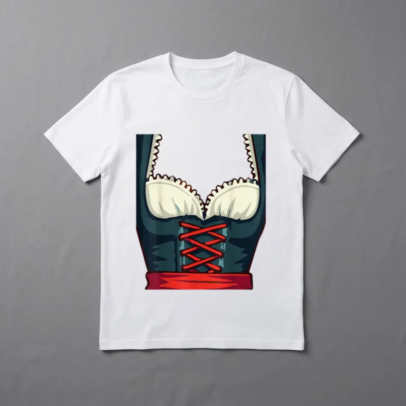 Lustiges Oktoberfest Deutsches Dirndl T-Shirt – Klassisches T-Shirt in Schwarz