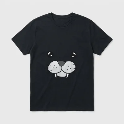 Robbe Kostüm Halloween Kostüm T-Shirt – Klassisches T-Shirt in Schwarz