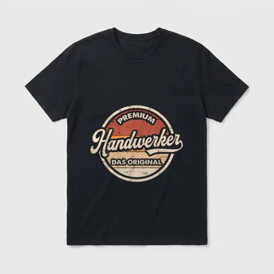 Handwerker Original Handwerk Lustiges T-Shirt – Klassisches T-Shirt in Schwarz