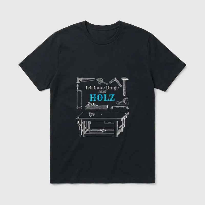 Holz Handwerker Tischler Schreiner T-Shirt – Klassisches T-Shirt in Schwarz
