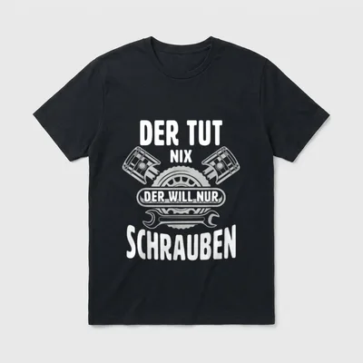 KFZ Mechaniker Lustiger Spruch T-Shirt – Klassisches T-Shirt in Schwarz