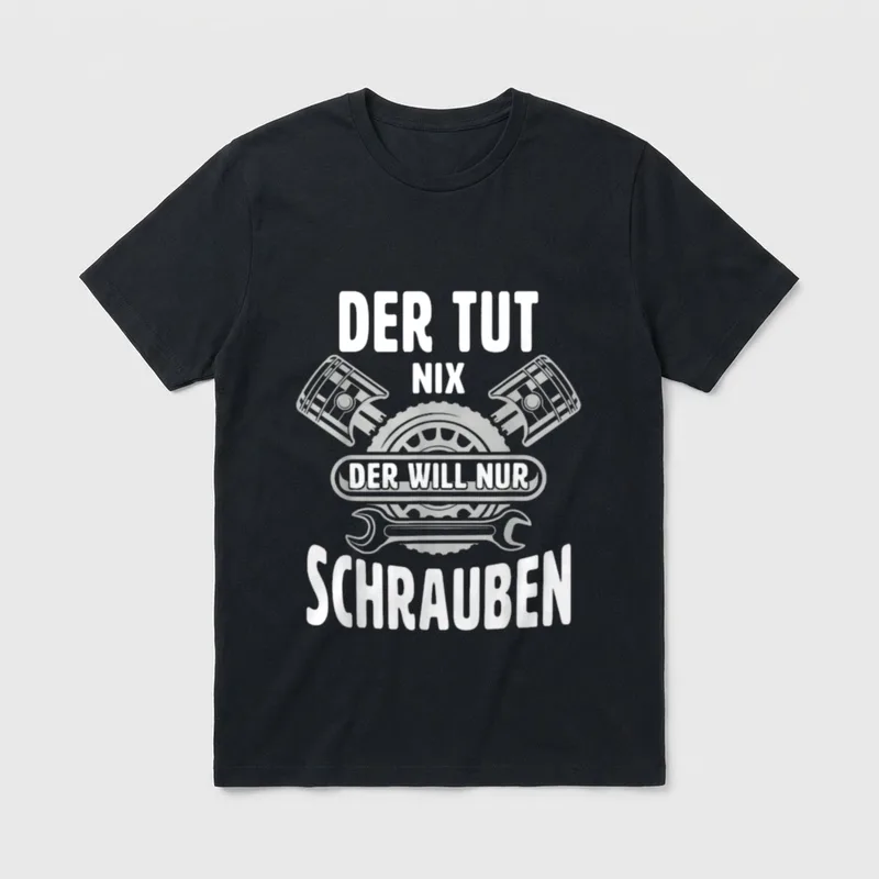 KFZ Mechaniker Lustiger Spruch T-Shirt – Klassisches T-Shirt in Schwarz