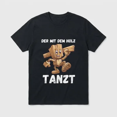 Lustiger Schreiner Tischler Spruch T-Shirt – Klassisches T-Shirt in Schwarz
