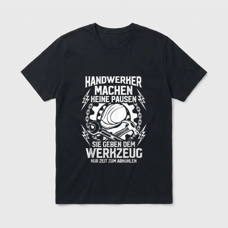 Handwerker Handwerk KFZ Mechaniker T-Shirt – Klassisches T-Shirt in Schwarz