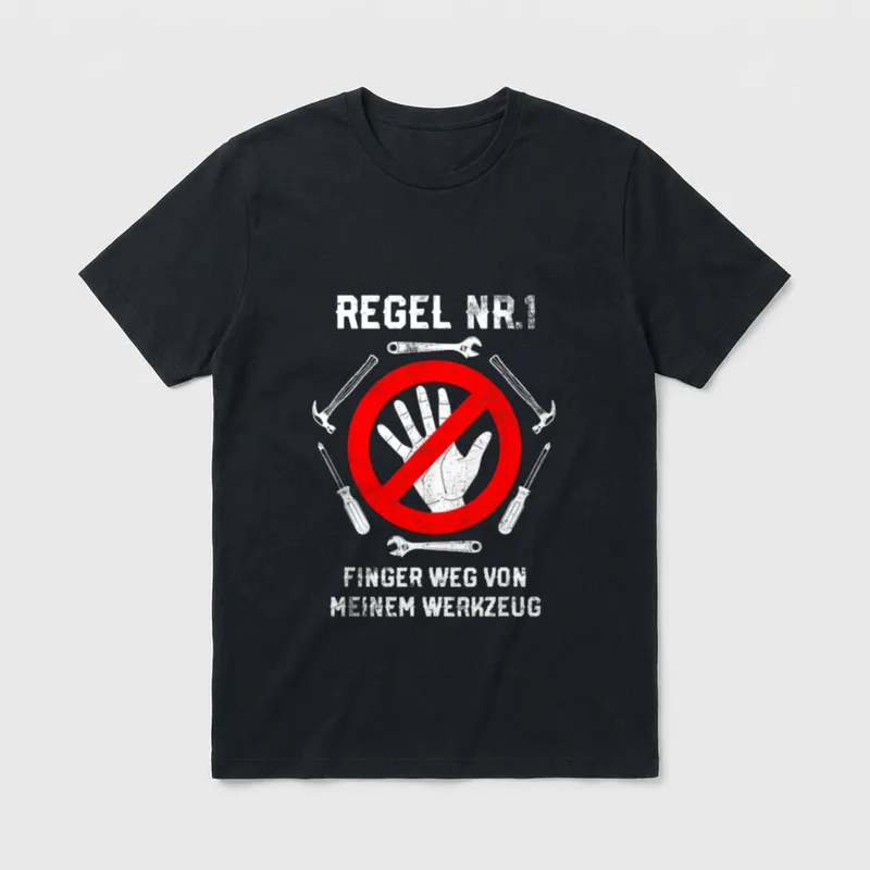 Schreiner Tischler Heimwerker Handwerker T-Shirt – Klassisches T-Shirt in Schwarz