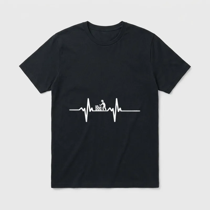Maurer Maurermeister Männer lustiger T-Shirt – Klassisches T-Shirt in Schwarz