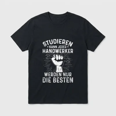 Berufsbildung Handwerker T-Shirt – Klassisches T-Shirt in Schwarz