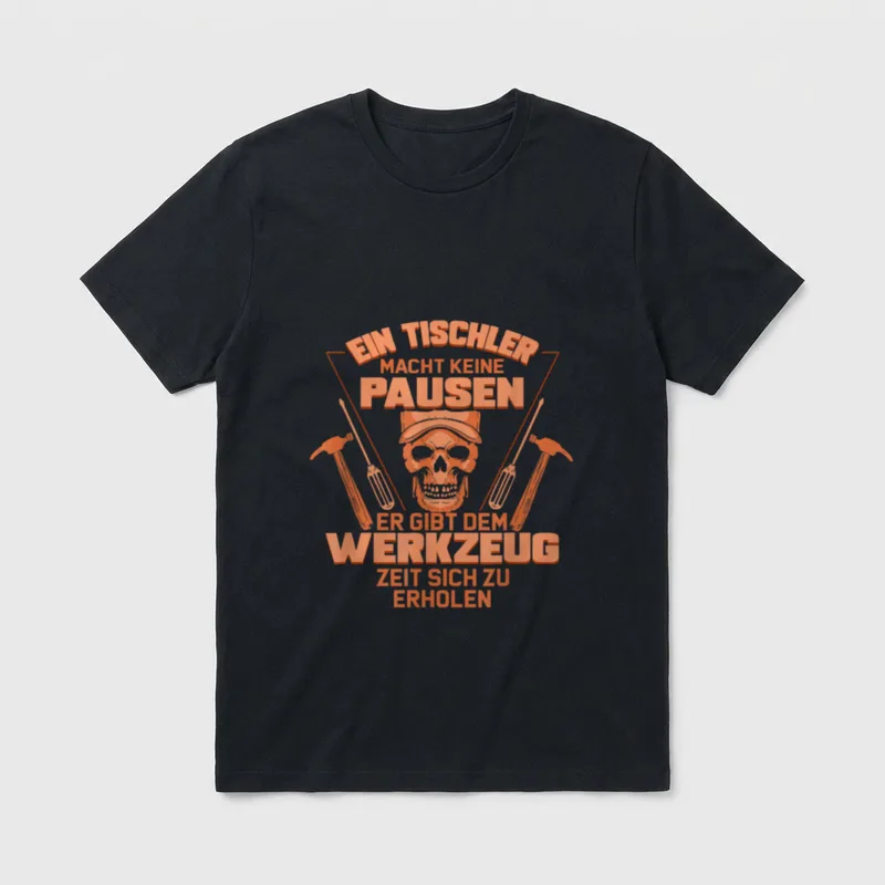 Tischler Meister Lustiges Schreiner T-Shirt – Klassisches T-Shirt in Schwarz
