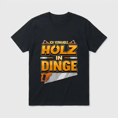 Holz Tischler Schreiner Handwerk Beruf T-Shirt – Klassisches T-Shirt in Schwarz